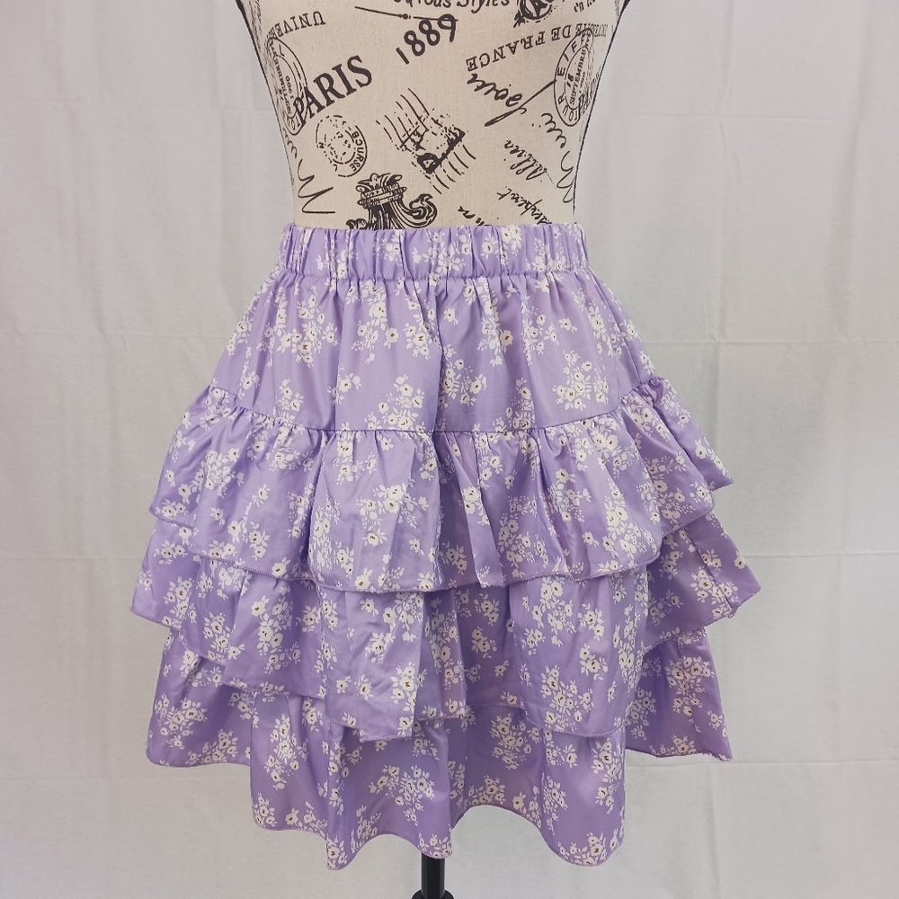 Floral Mini skirt
